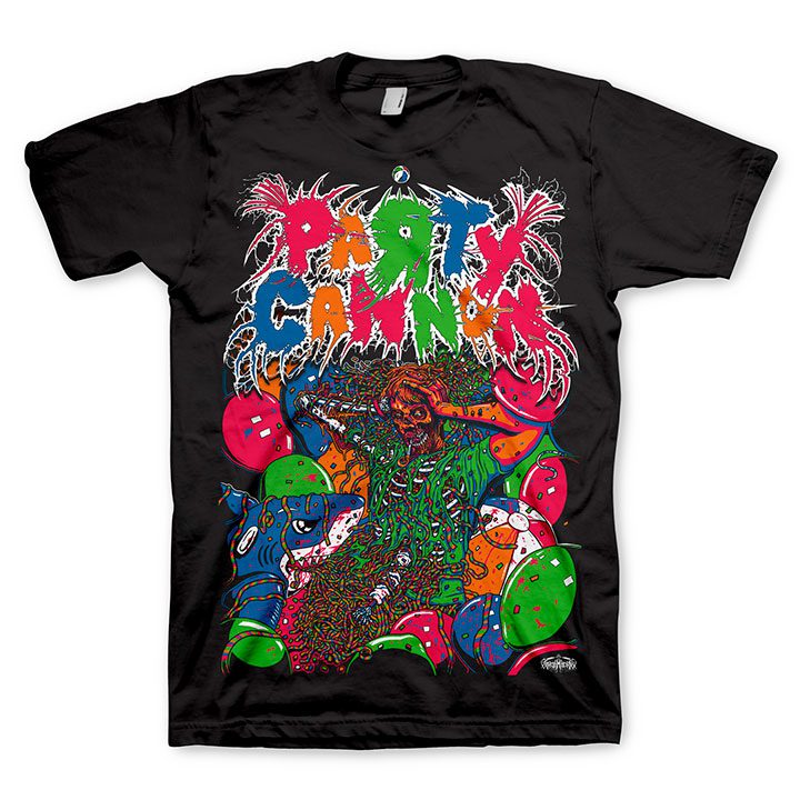 darrell barrett from reel big fish PARTY CANNON Powerful T-Shirt, Partied in Half – Authentic Band Merch