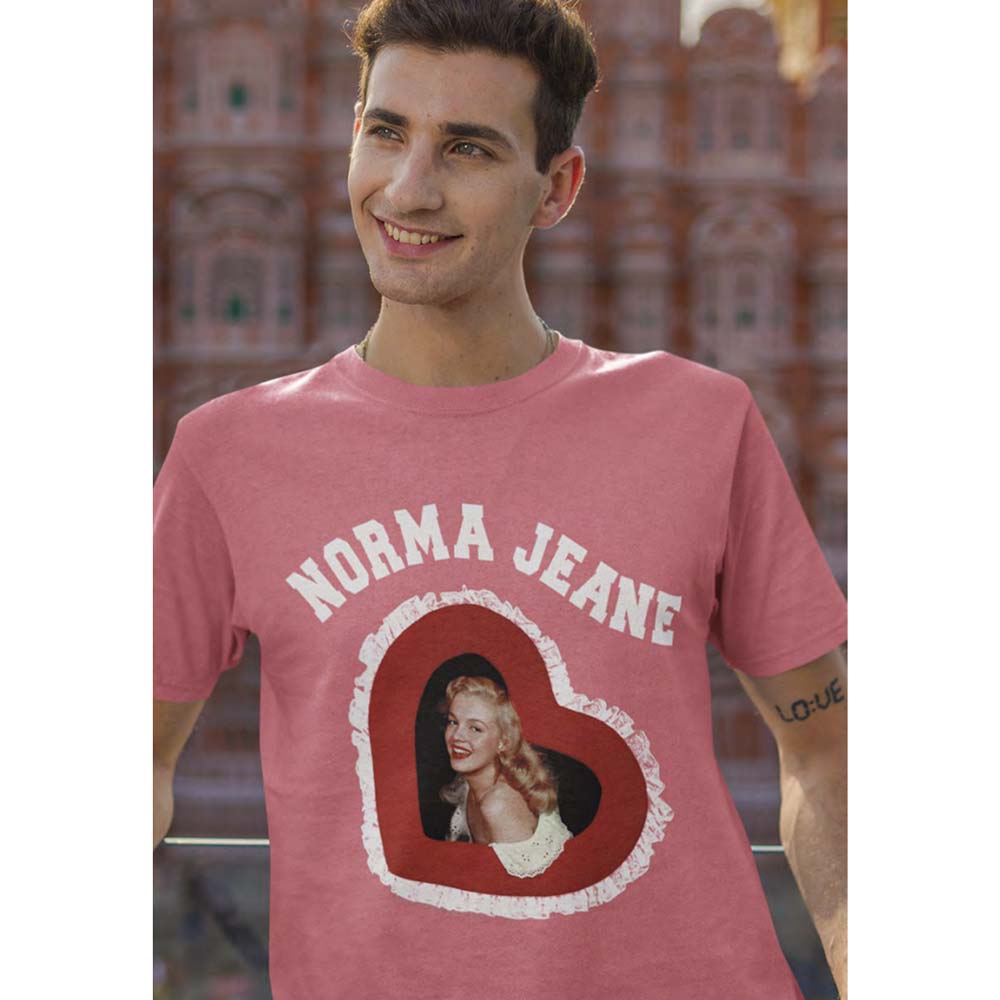 MARILYN MONROE Eye-Catching T-Shirt, Norma Heart