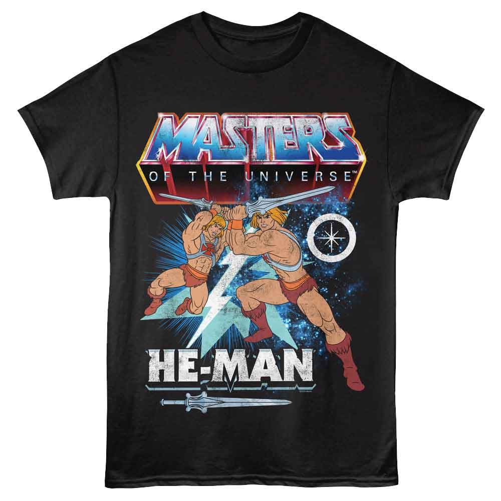 MASTERS OF THE UNIVERSE Famous T-Shirt, HE MAN BOLT