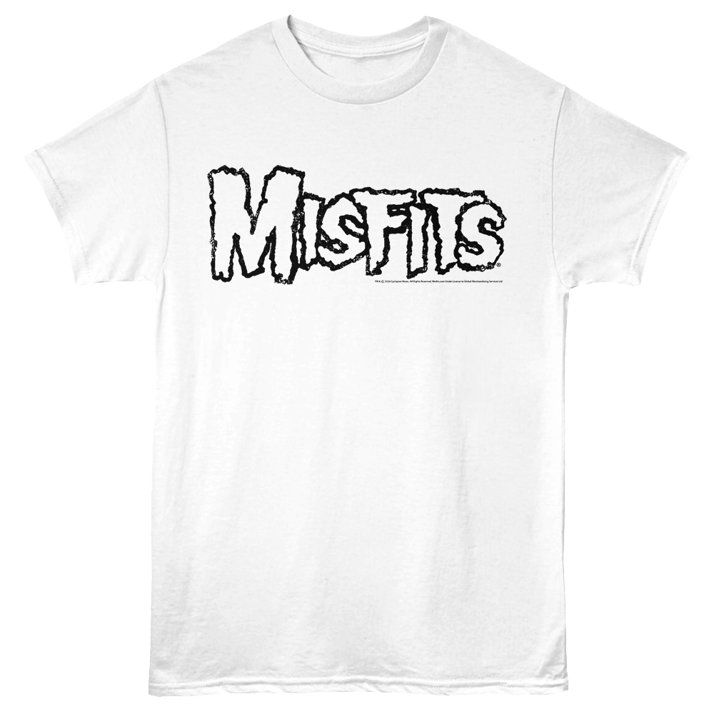 MISFITS Eye-Catching T-Shirt, Logo Outline