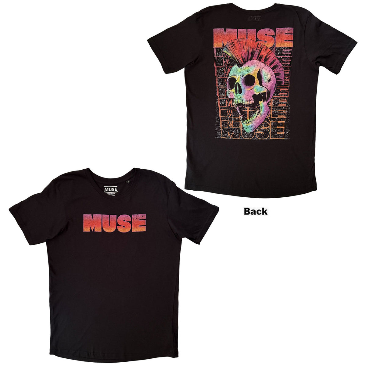 MUSE Attractive T-Shirt, Punk Skull