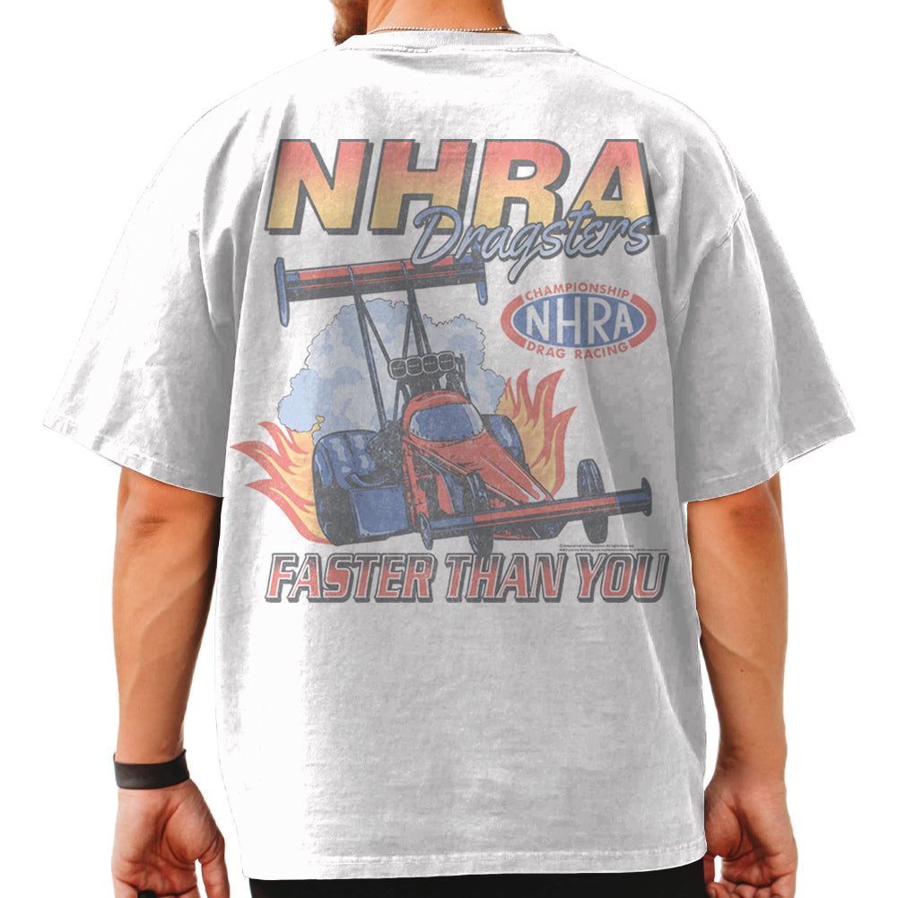 NHRA Oversized T-Shirt, FASTER THAN