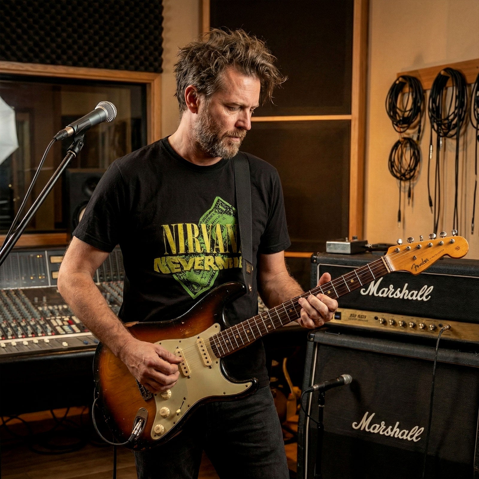 NIRVANA Carbon T-Shirt, Nevermind Dollar