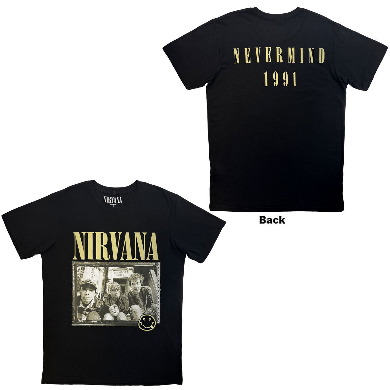 NIRVANA Carbon T-Shirt, Nevermind &