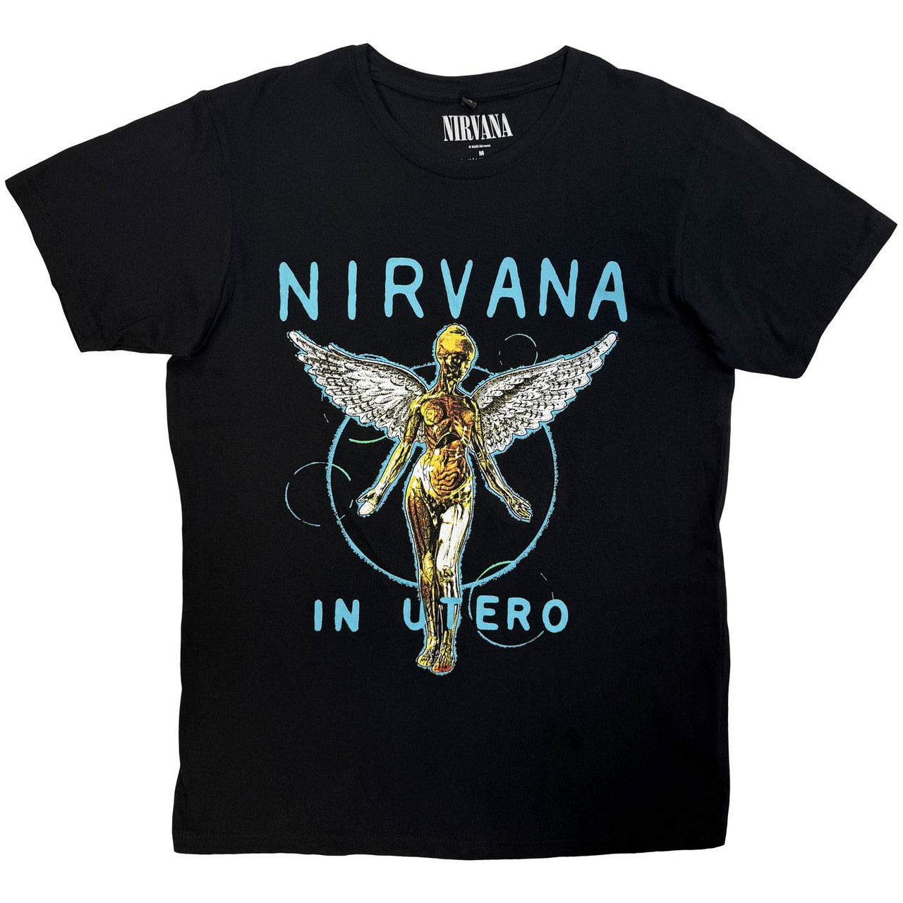 NIRVANA Carbon T-Shirt, In Utero Neon Blue