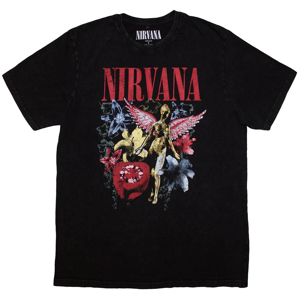 NIRVANA Stone Wash T-Shirt, In Utero Vintage