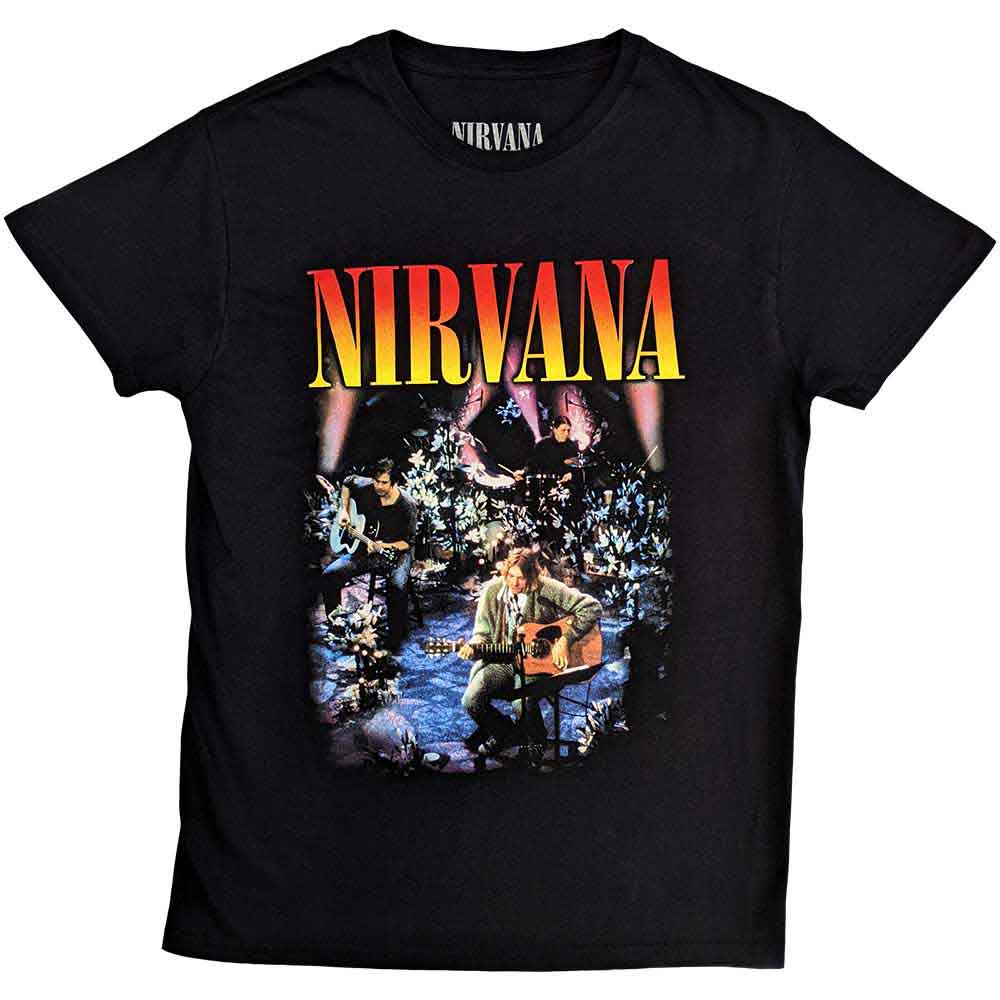 NIRVANA Attractive T-Shirt, Unplugged Photo