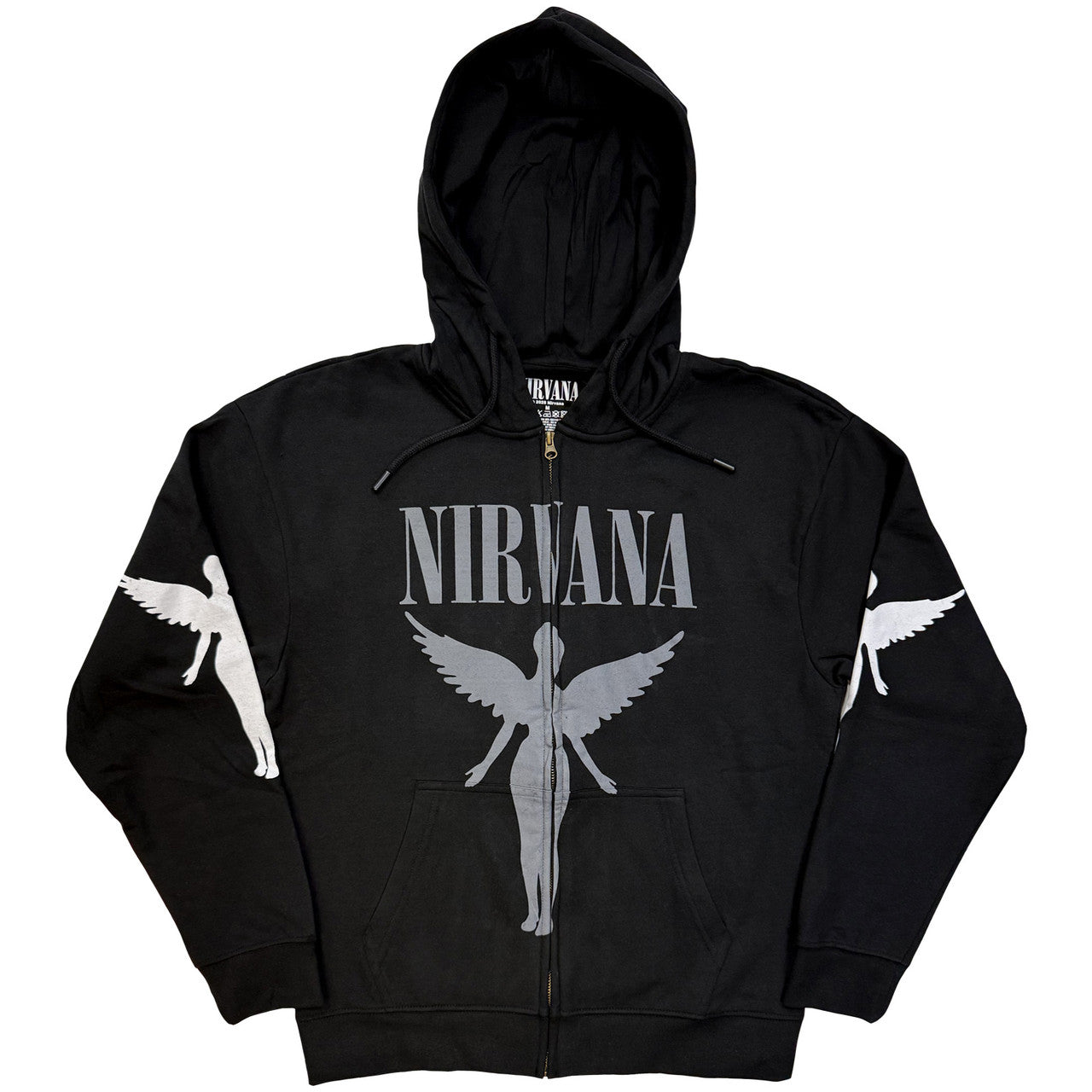 NIRVANA Attractive Hoodie, In Utero Mono – Authentic Band Merch