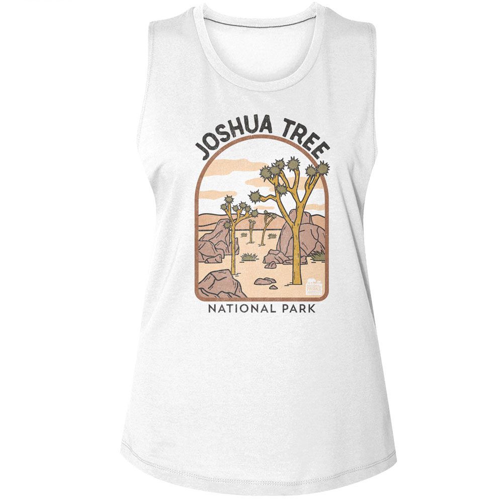 NATIONAL PARKS Eye-Catching TANK, JOSHUA TREE ARCH ILLUSTRATION