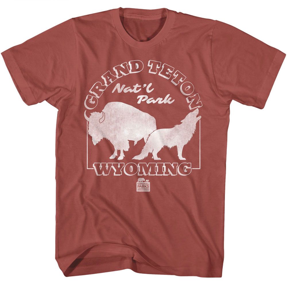 NATIONAL PARKS Eye-Catching T-Shirt, GRAND TETON