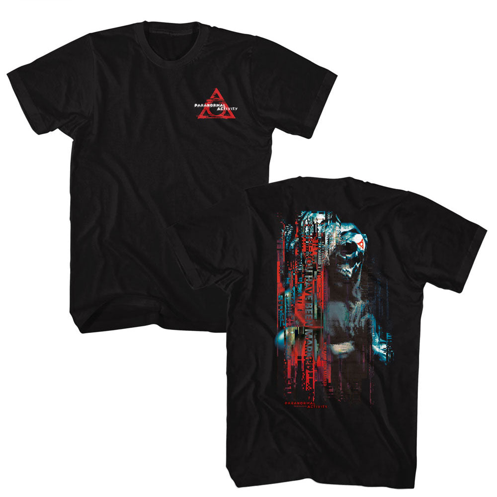 PARANORMAL ACTIVITY EYE-CATCHING T-Shirt, GLITCHY