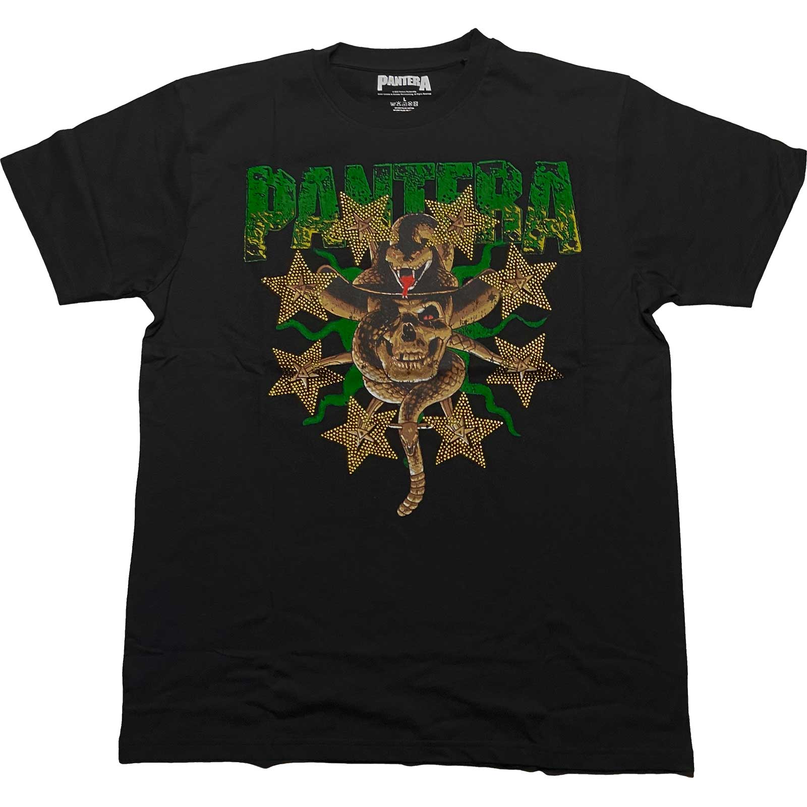 PANTERA Attractive T-Shirt, Skull & Snake