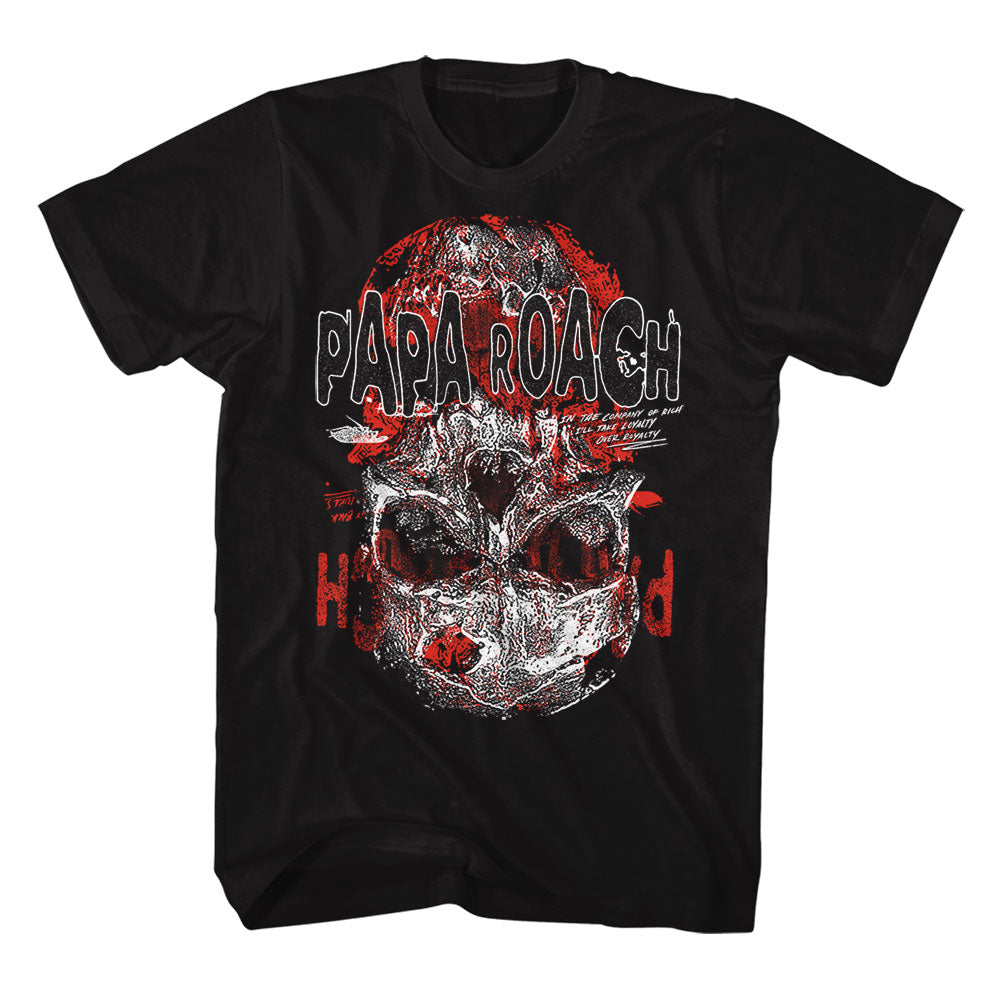 PAPA ROACH Eye-Catching T-Shirt, LOYALTY OVER ROYALTY