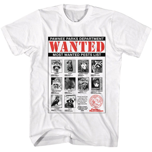 PARKS AND RECREATION Eye-Catching T-Shirt, Wanted