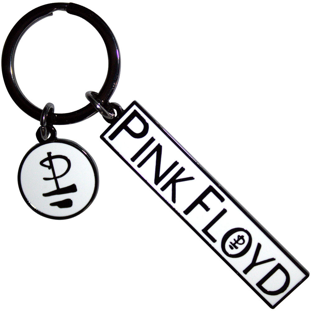 PINK FLOYD Keychain, Division Bell Logo & Charm