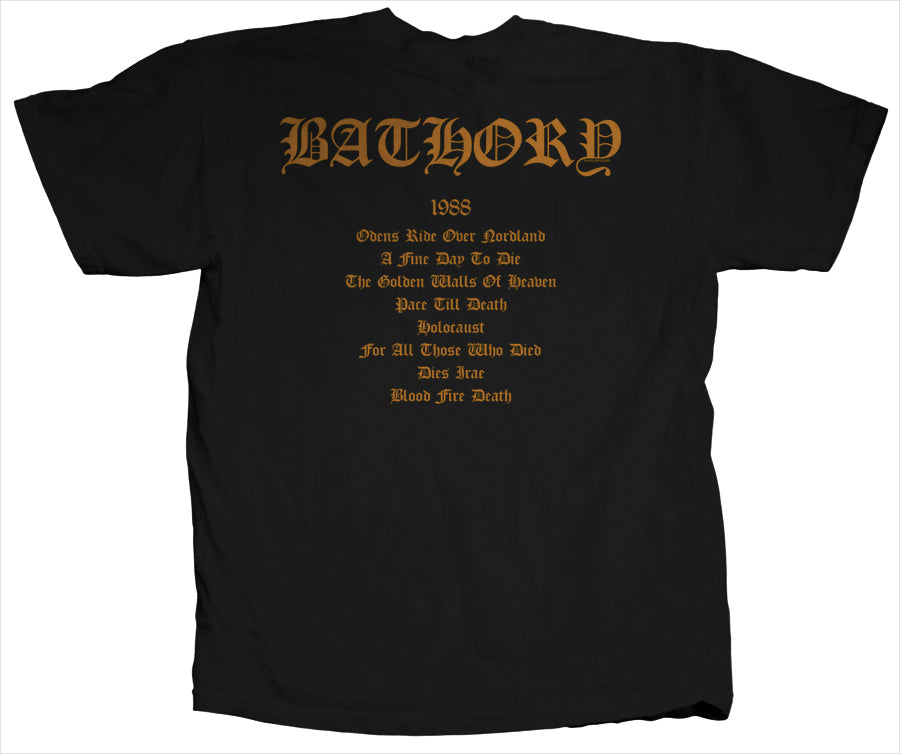 BATHORY T-Shirt, Blood Fire Death