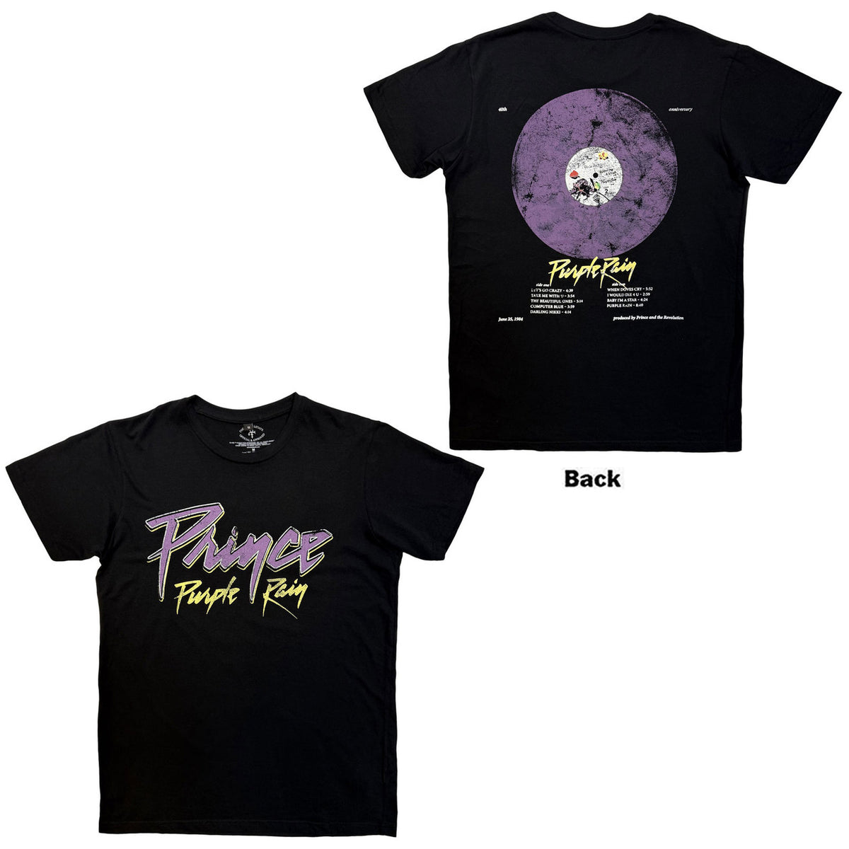 PRINCE Attractive Carbon, Purple Rain 40th Anniversary