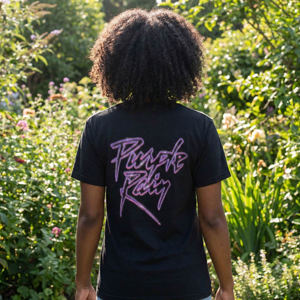PRINCE Attractive Carbon, Purple Rain Logo Outline