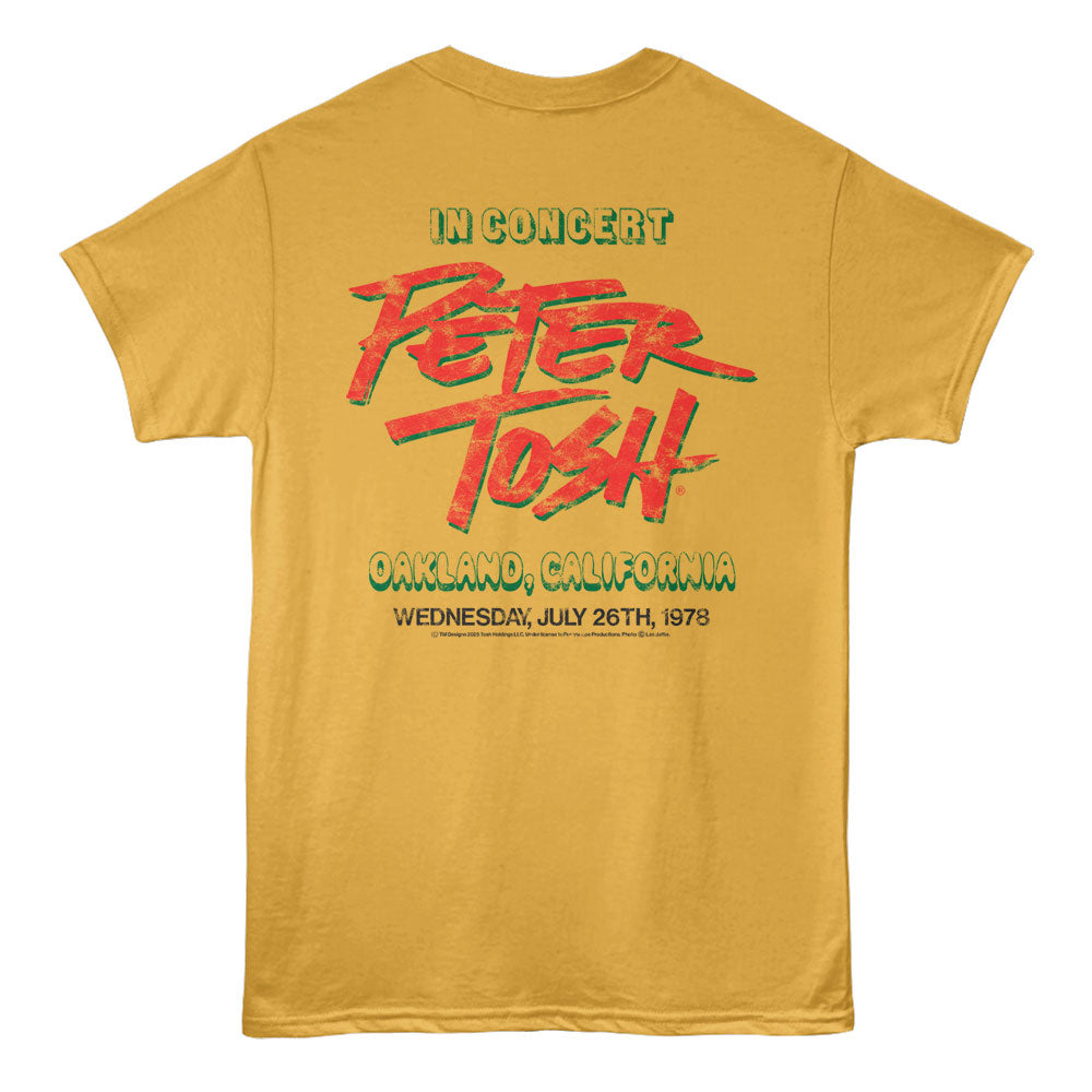 PETER TOSH Eye-Catching T-Shirt, OAKLAND 78
