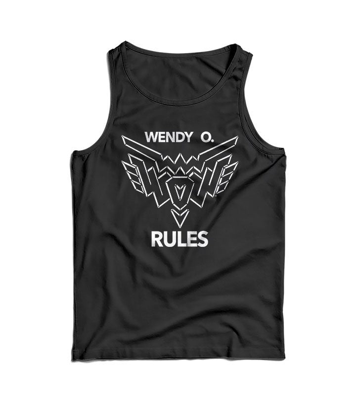 PLASMATICS Tank Top, Wendy O Rules