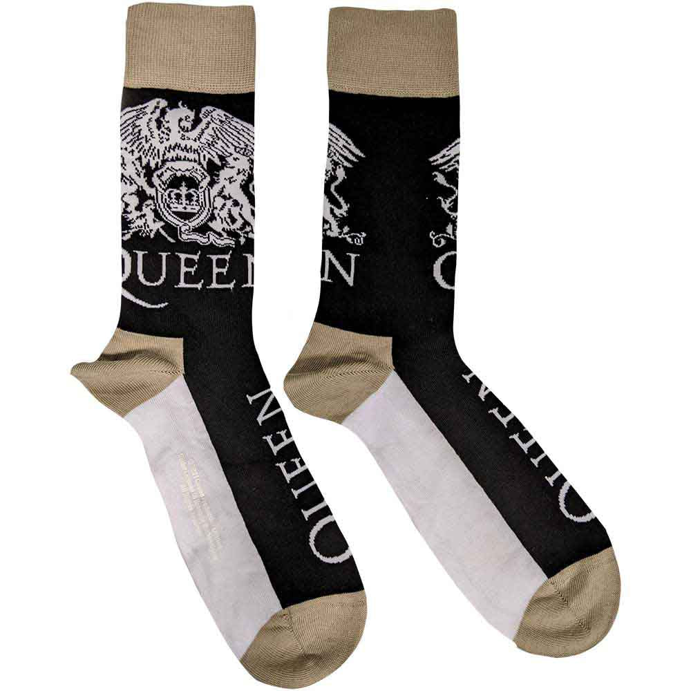 QUEEN Unisex Ankle Socks, Crest & Logo