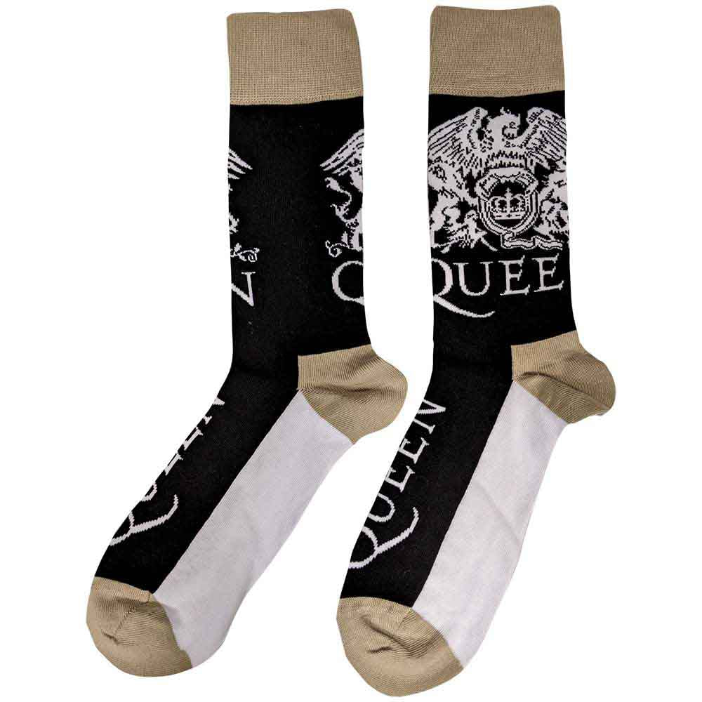 QUEEN Unisex Ankle Socks, Crest & Logo