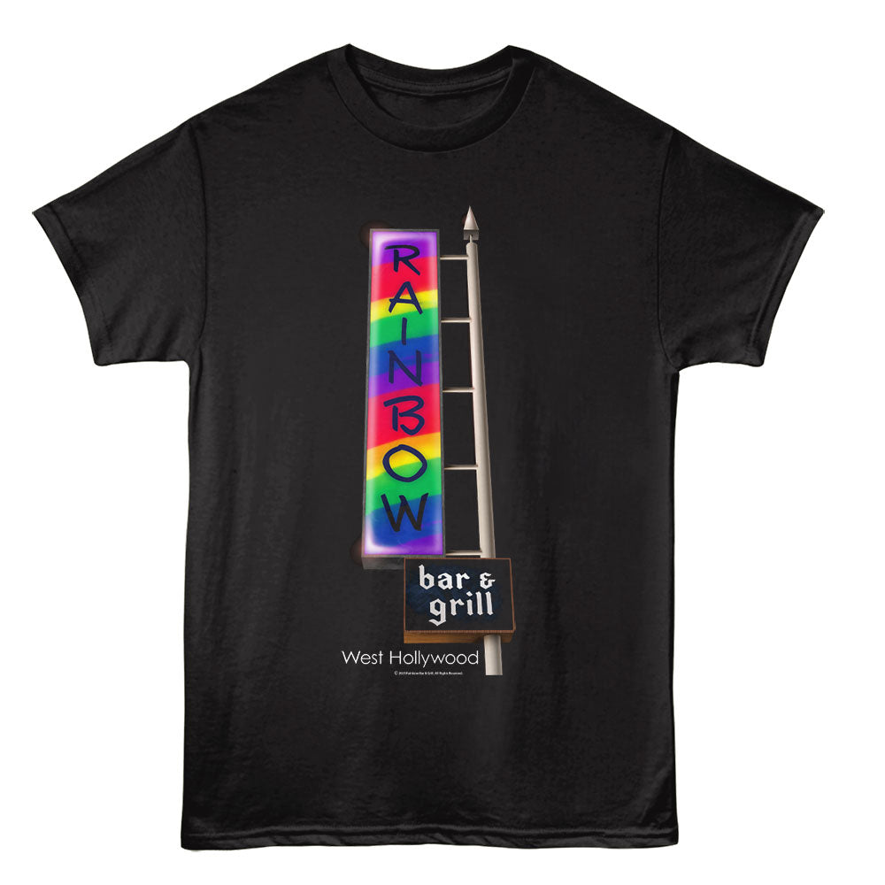 RAINBOW BAR & GRILL Eye-Catching T-Shirt, 9015