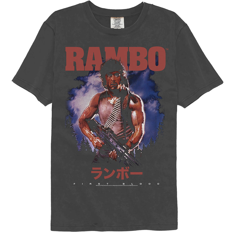 RAMBO GARMENT DYE T-Shirt, FIRST BLOOD JAPANESE