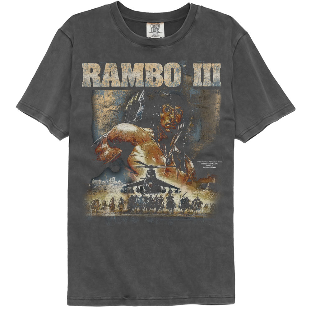 RAMBO GARMENT DYE T-Shirt, CHOPPER POSTER