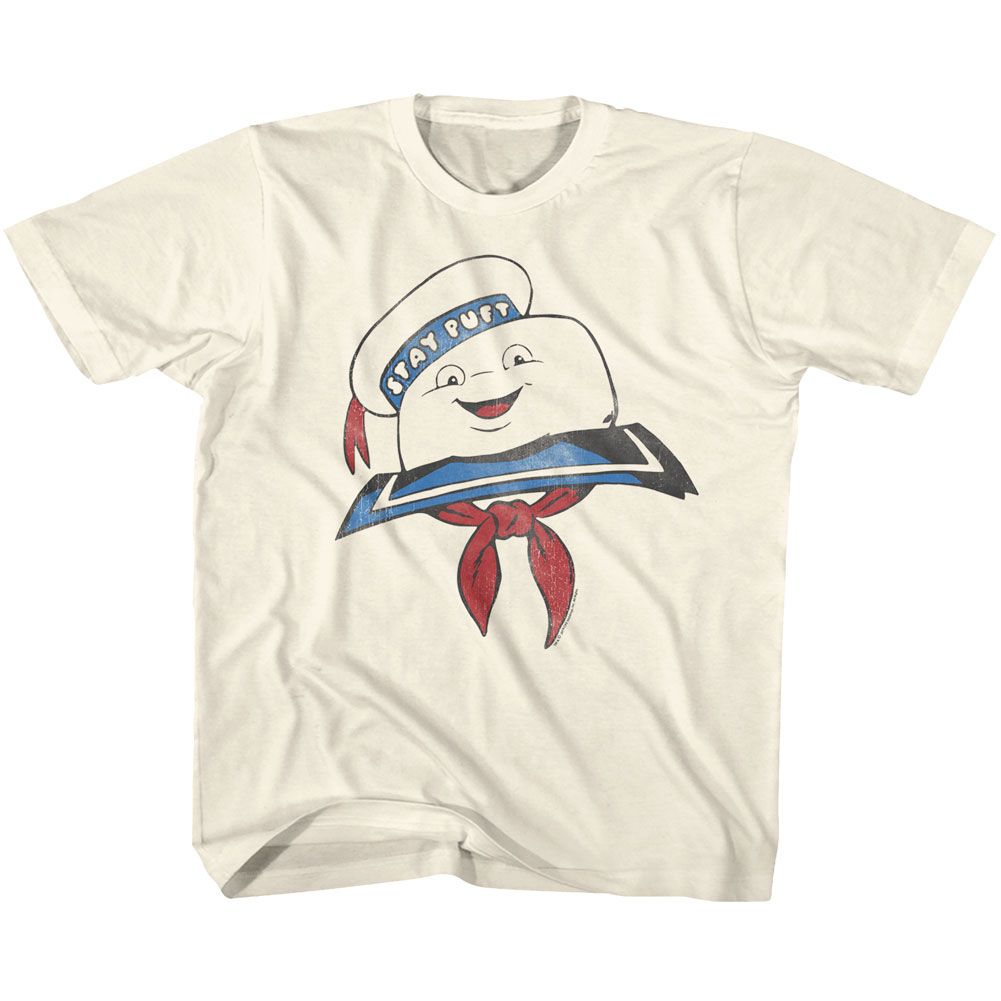 THE REAL GHOSTBUSTERS Kids T-Shirt, STAY PUFT HEAD