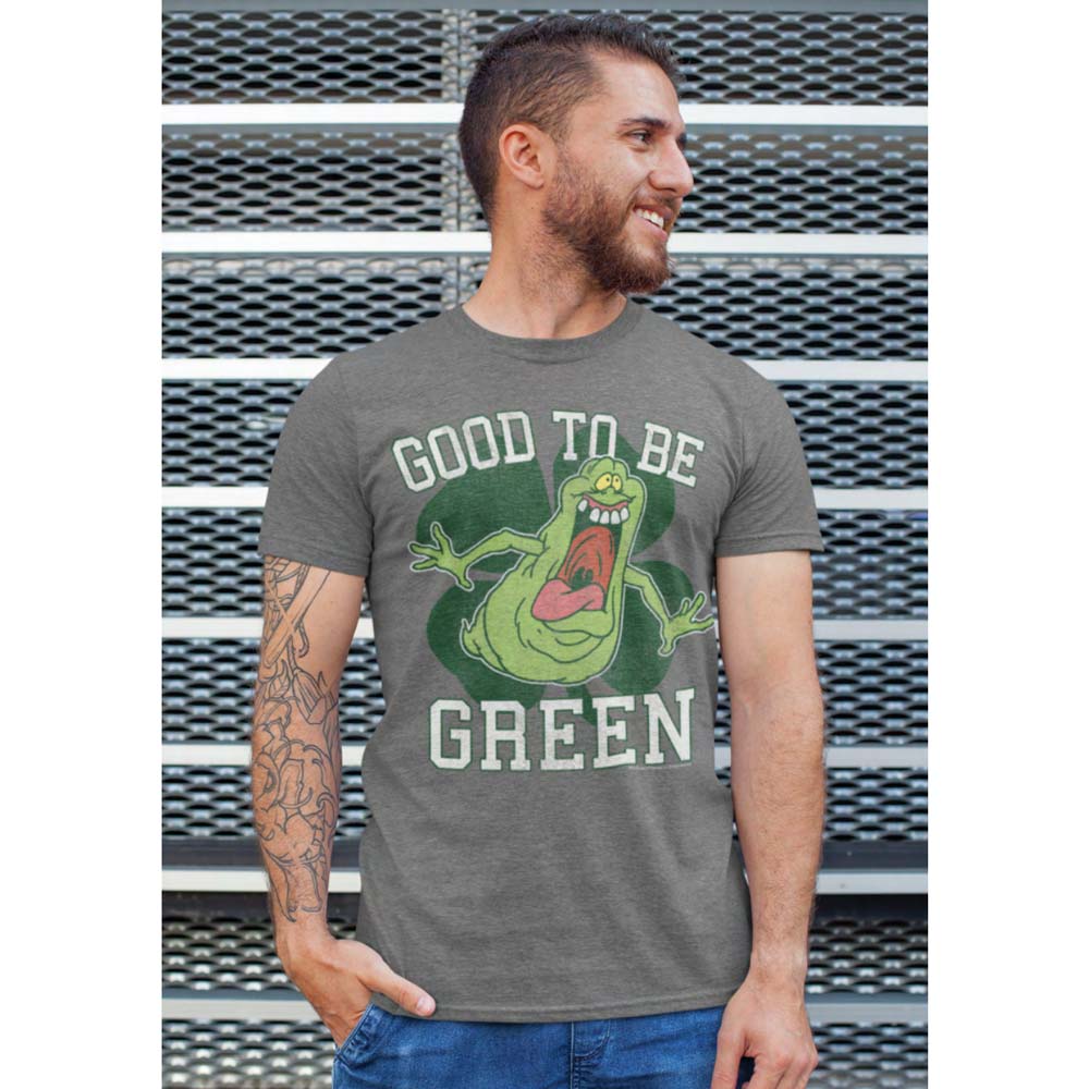 THE REAL GHOSTBUSTERS T-Shirt, GOOD TO BE GREEN