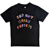 RED HOT CHILI PEPPERS Attractive T-Shirt, Colourful Letters