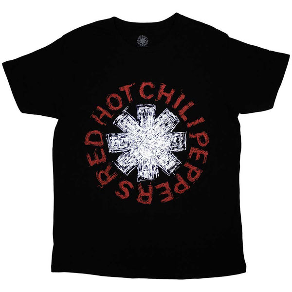 RED HOT CHILI PEPPERS Attractive T-Shirt, Scribble Asterisk
