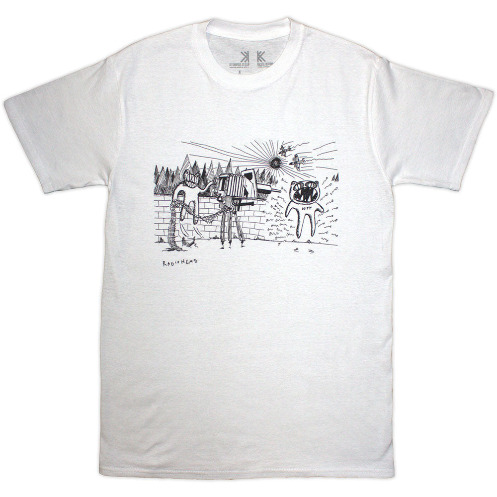 RADIOHEAD Attractive T-Shirt, Despot on White