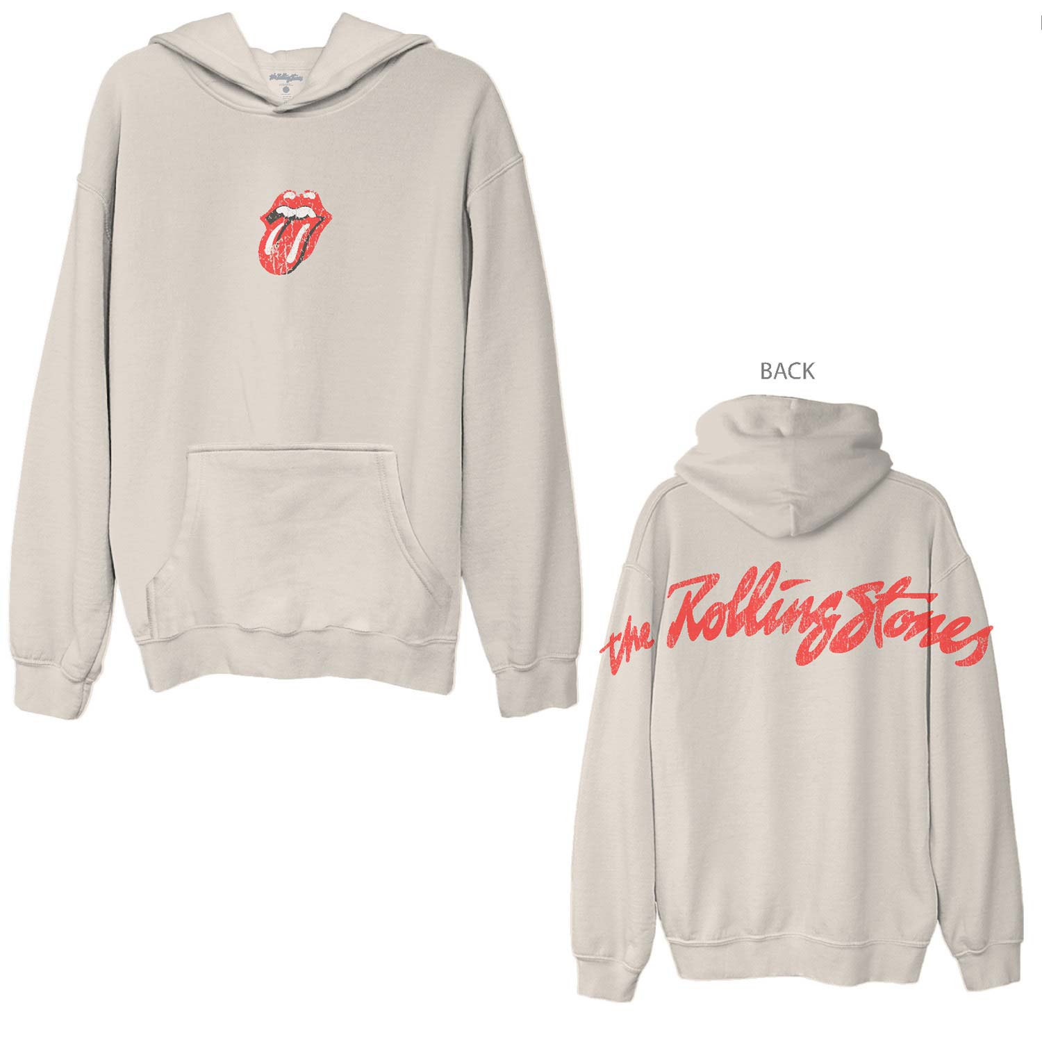 The Rolling Stones Hoodie, Back Logo
