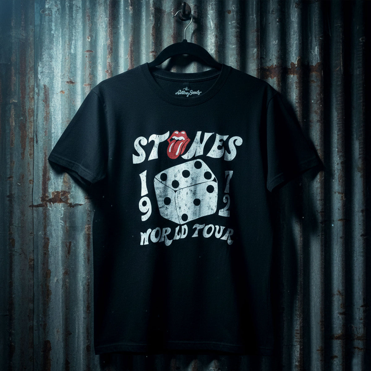 THE ROLLING STONES Carbon T-Shirt, Dice Tour &