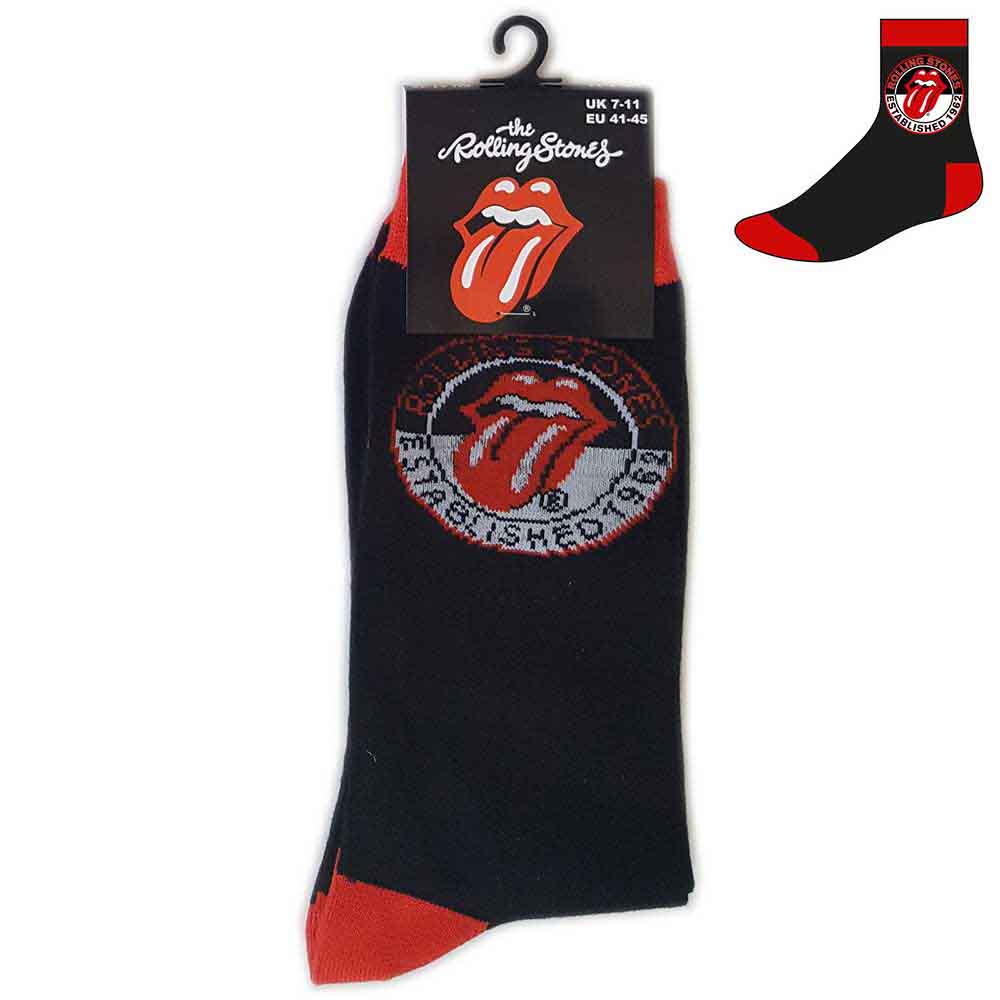THE ROLLING STONES Unisex Ankle Socks, Established