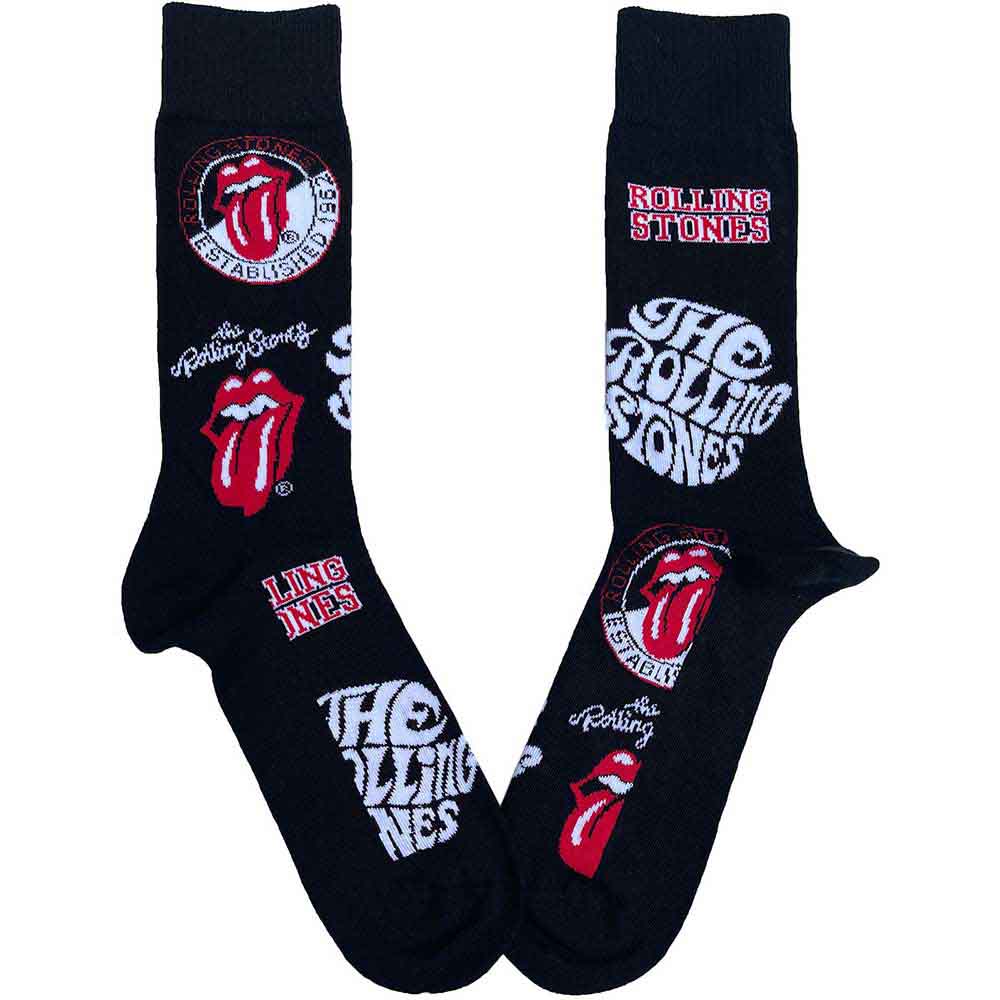 THE ROLLING STONES Unisex Ankle Socks, Logos