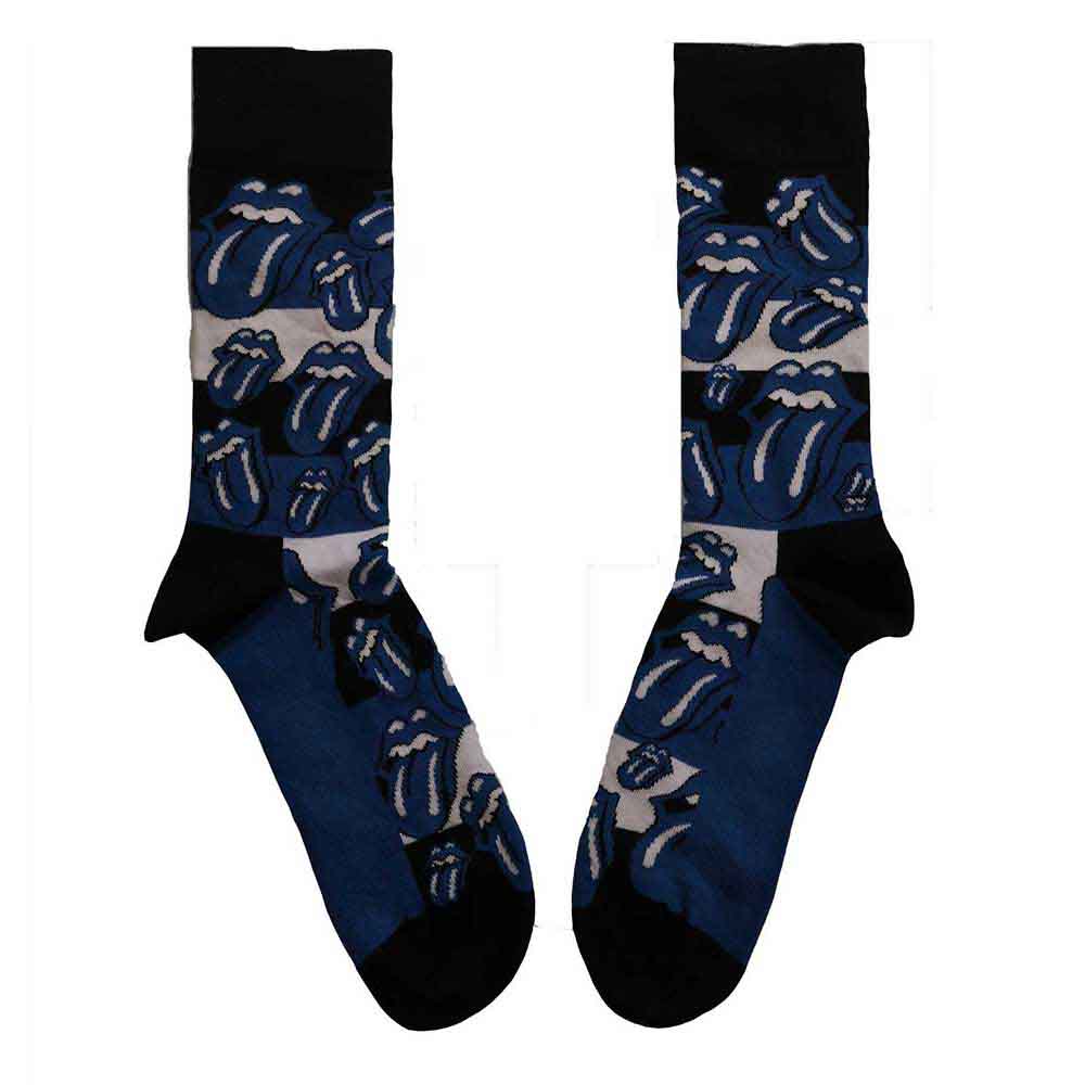 THE ROLLING STONES Unisex Ankle Socks, Blue Tongues
