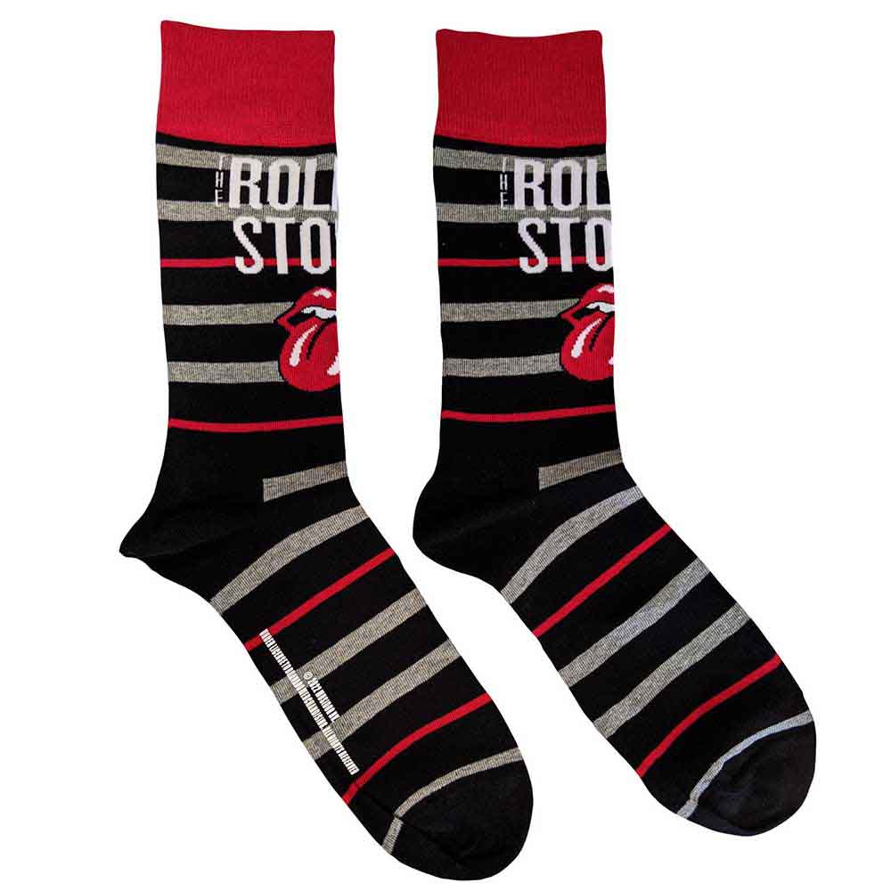 THE ROLLING STONES Unisex Ankle Socks, Logo & Tongue