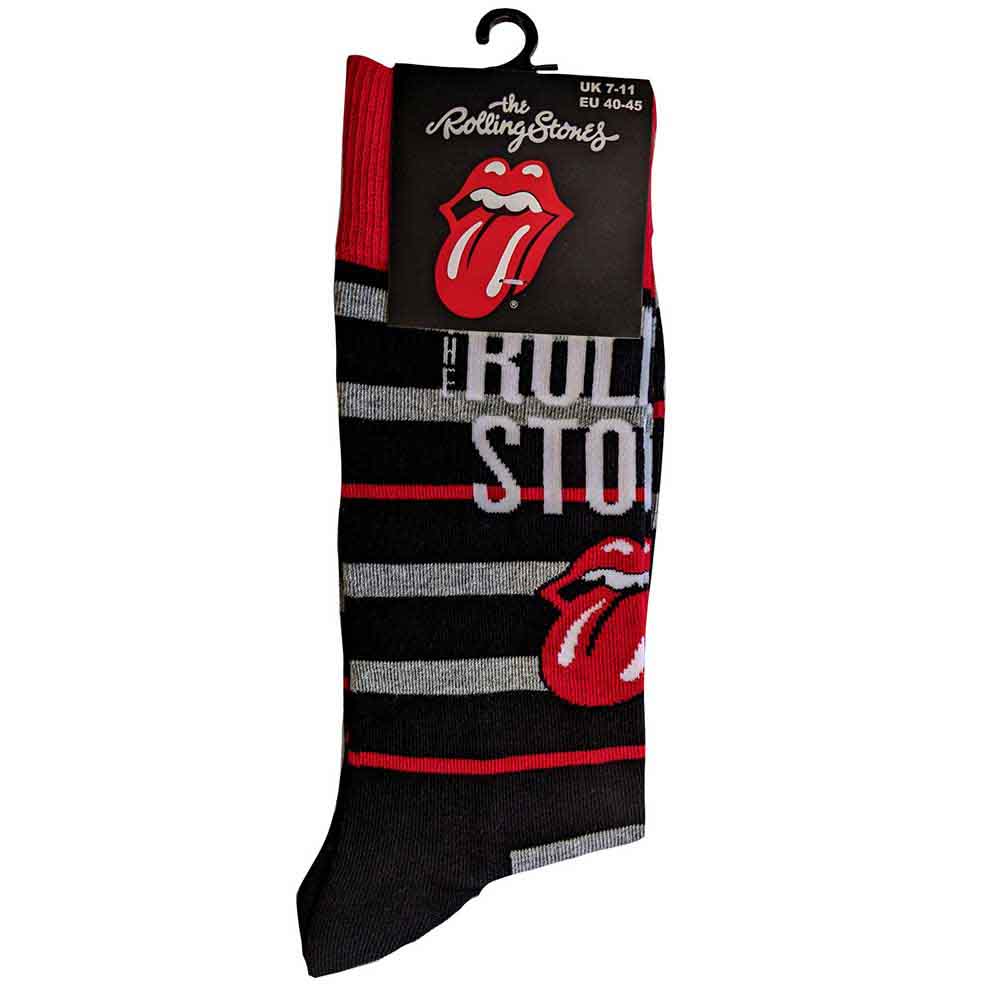 THE ROLLING STONES Unisex Ankle Socks, Logo & Tongue