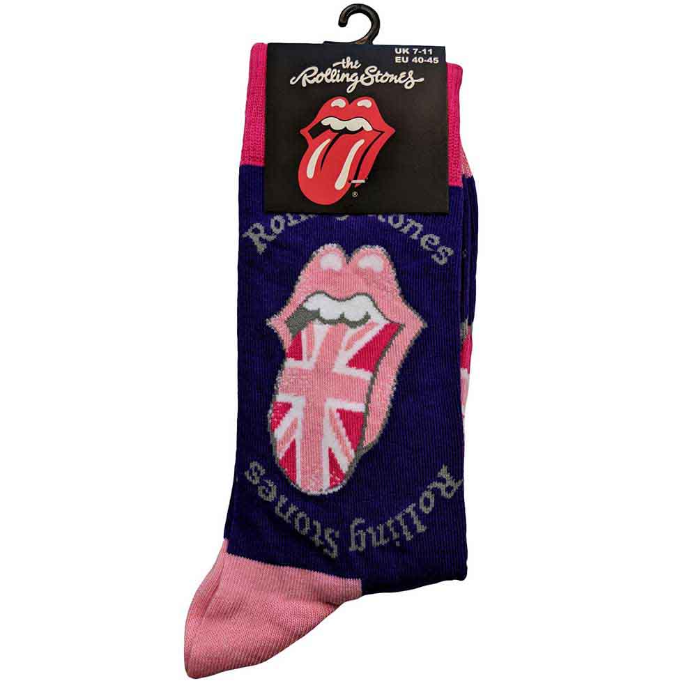 THE ROLLING STONES Unisex Ankle Socks, Uk Tongue