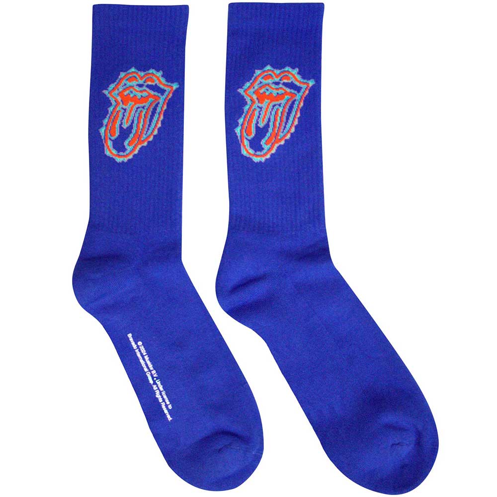 THE ROLLING STONES Unisex Ankle Socks, Doodle Tongue