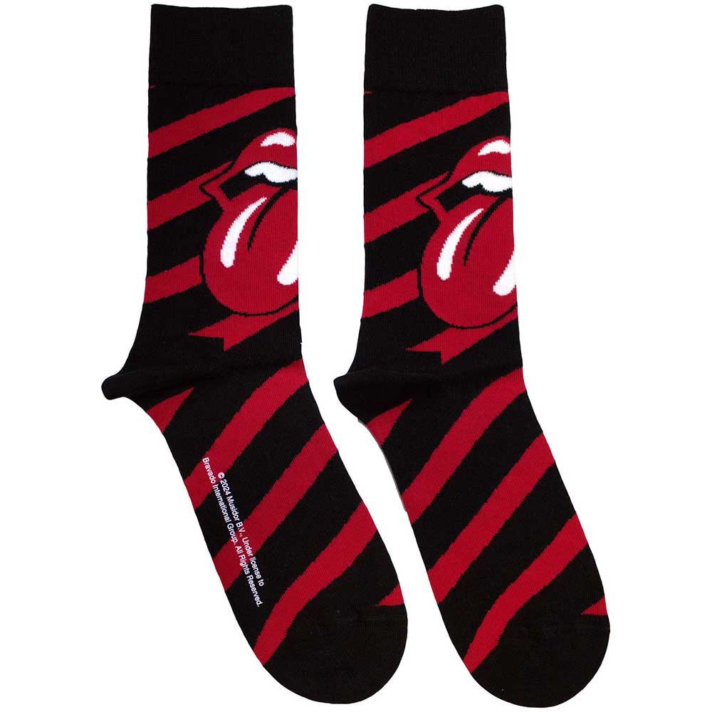 THE ROLLING STONES Unisex Ankle Socks, Stripes