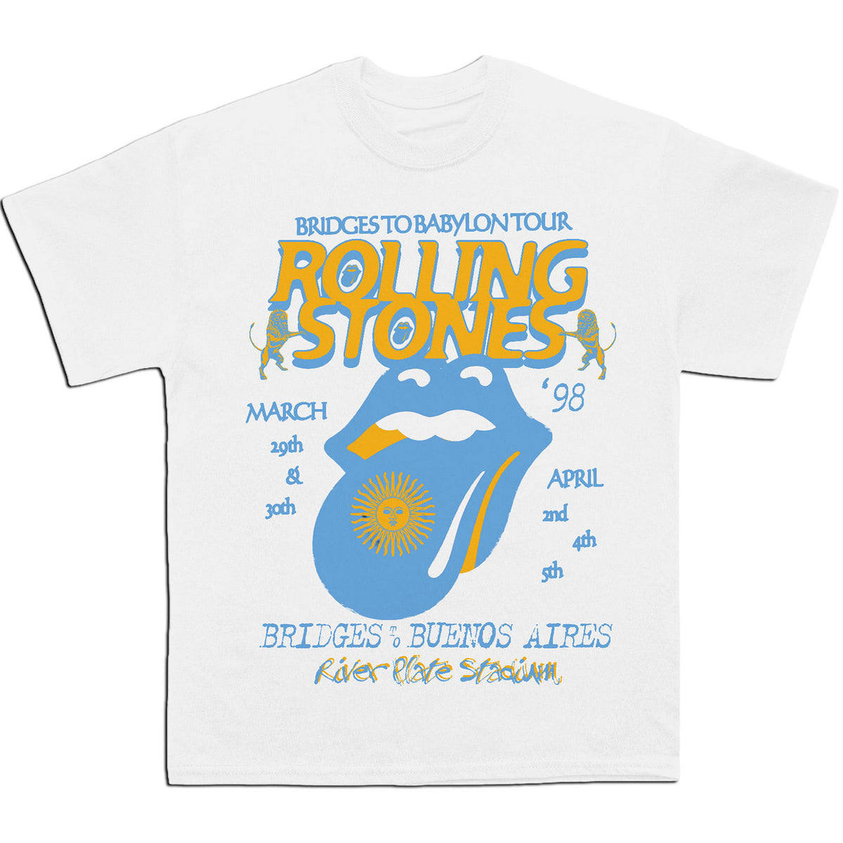 THE ROLLING STONES Attractive T-Shirt, River Plate Stadium