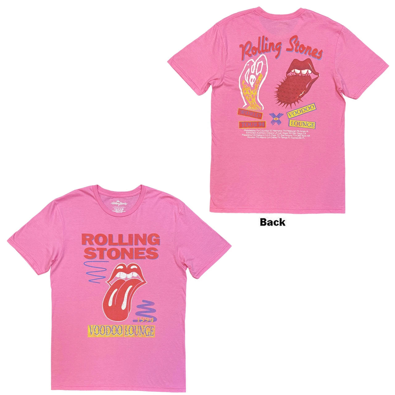 THE ROLLING STONES Attractive T-Shirt, Voodoo Lounge 1994