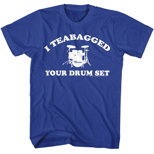 STEP BROTHERS Eye-Catching T-Shirt, Teabagged Drum Set