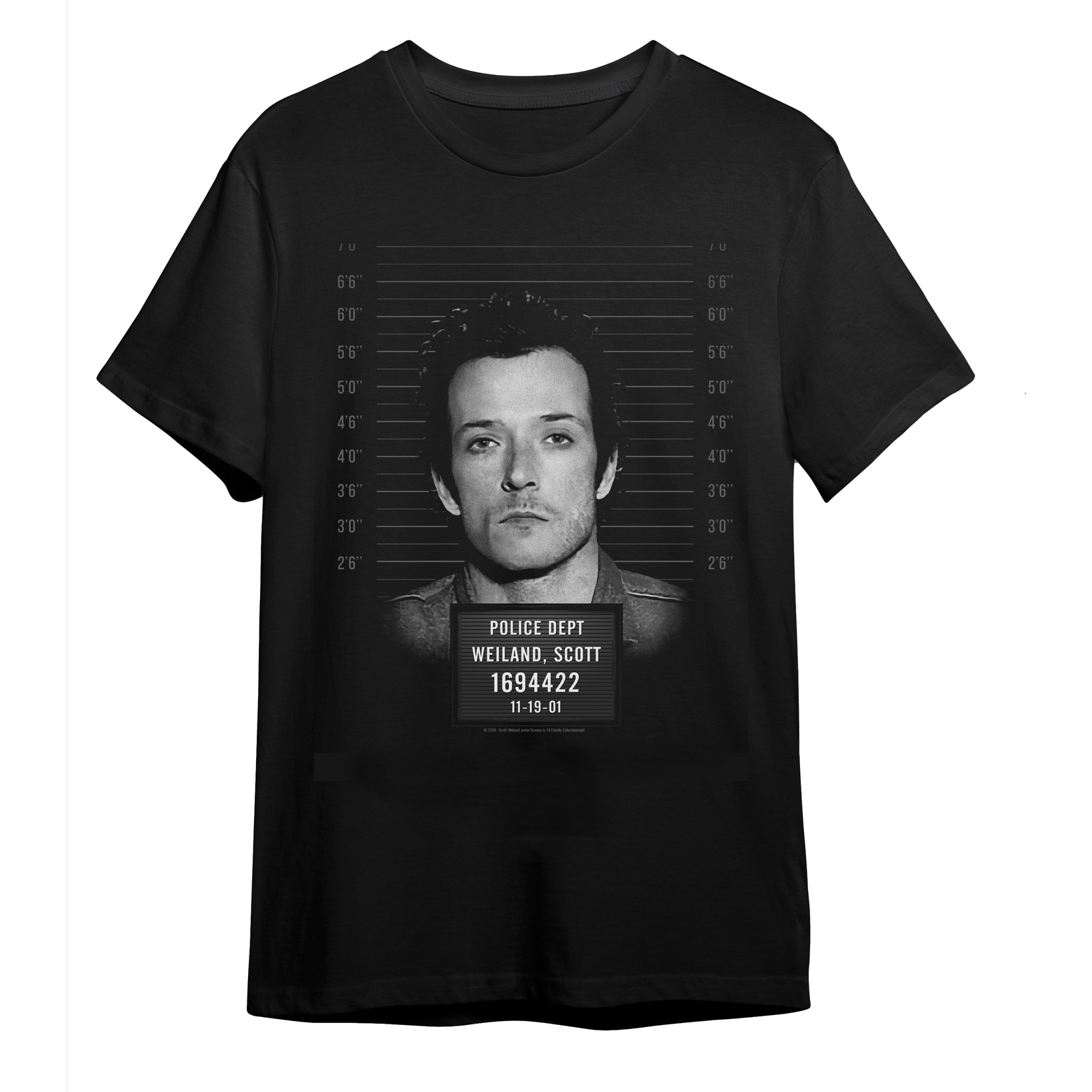 SCOTT WEILAND T-Shirt, Mug Shot