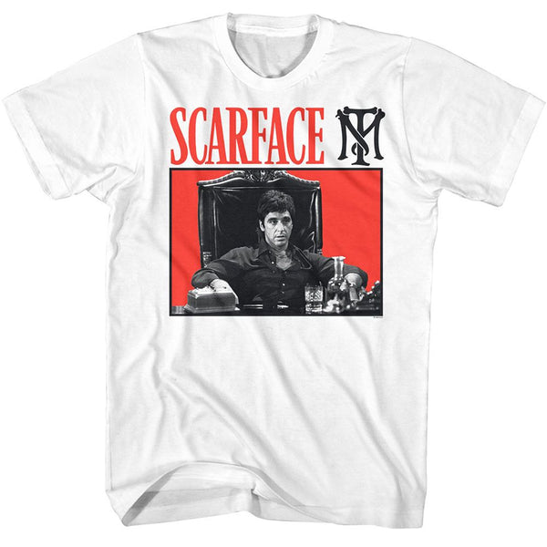 SCARFACE T-Shirt, Red Bg