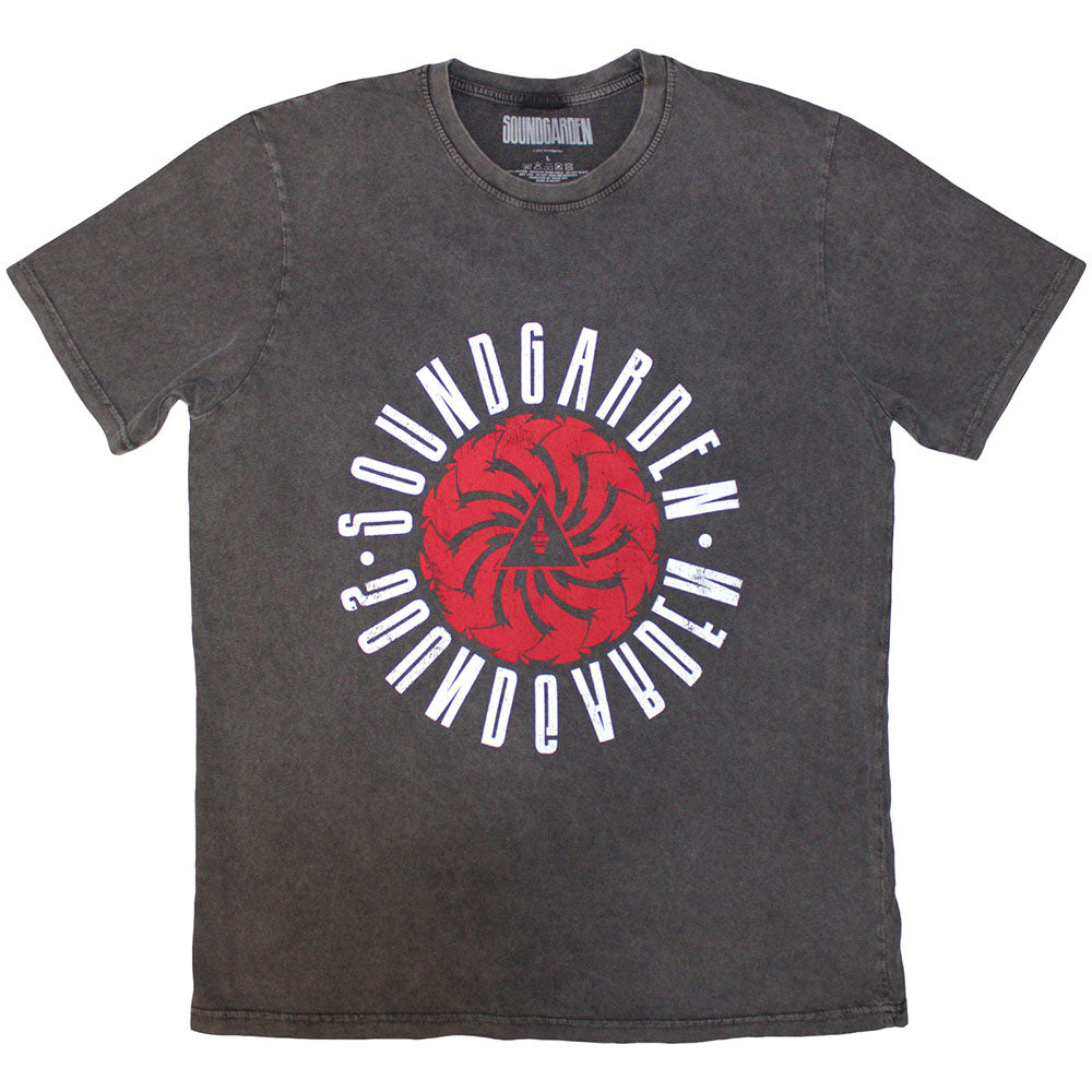 SOUNDGARDEN Stone Wash T-Shirt, Circle Logo